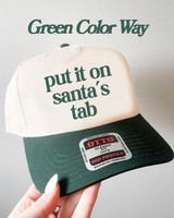 Put It On Santa's Tab Canvas Hat
