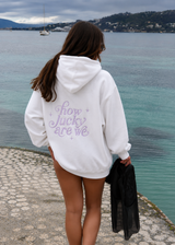 How Lucky Are We Oversized Hoodie