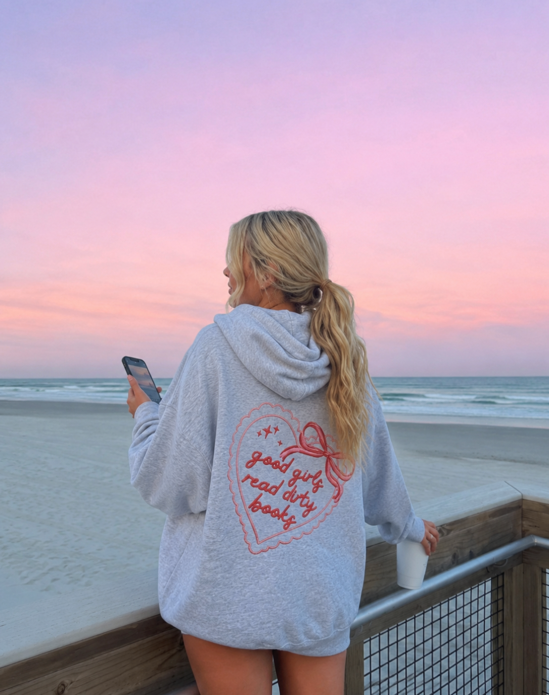Good Girls Read Dirty Books Hoodie