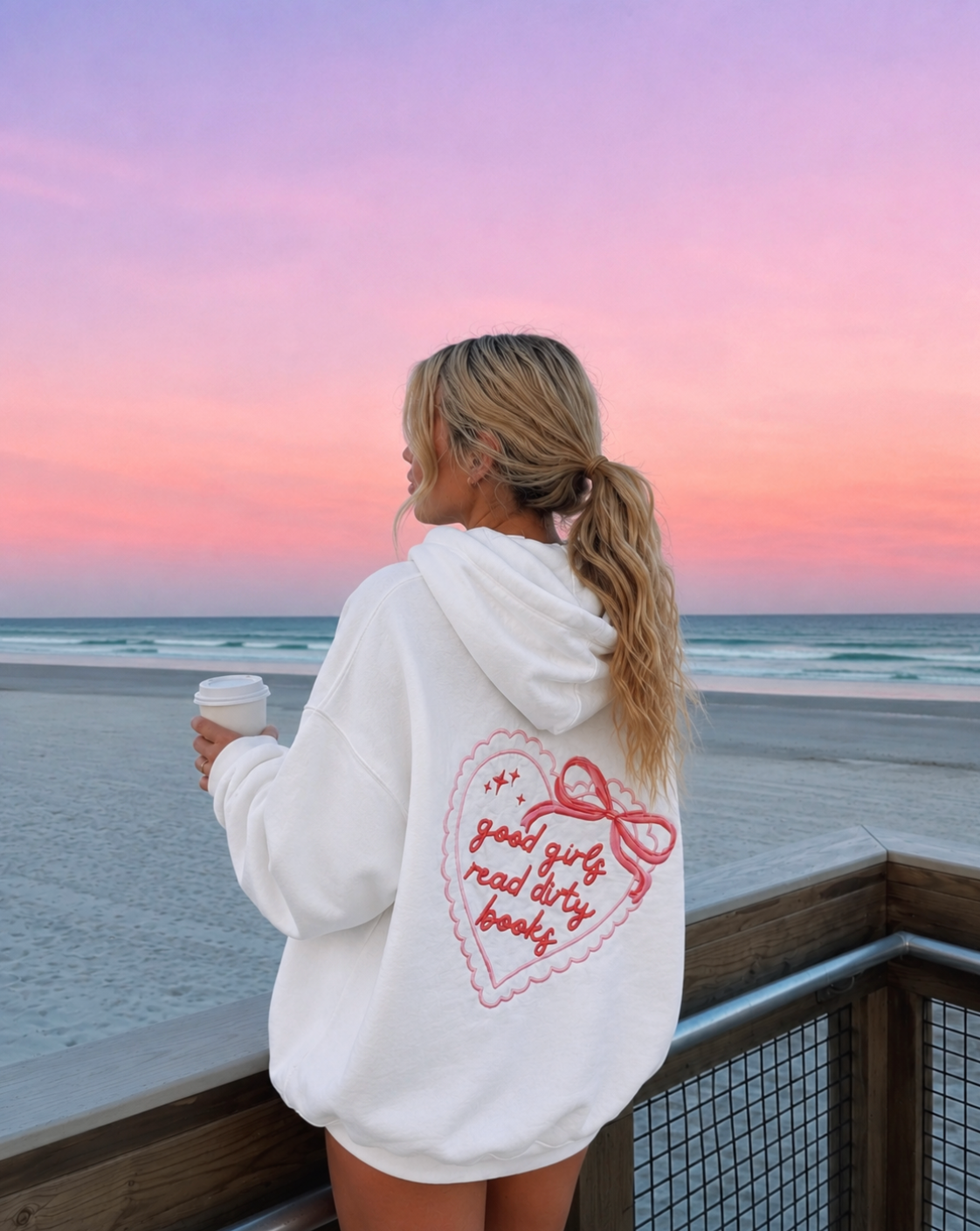 Good Girls Read Dirty Books Hoodie