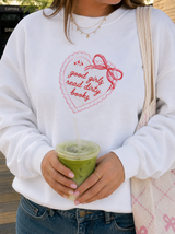 Good Girls Read Dirty Books Crewneck