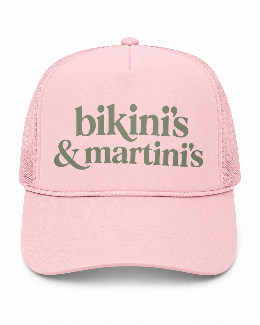 Bikini's & Martini's Foam Trucker Hat