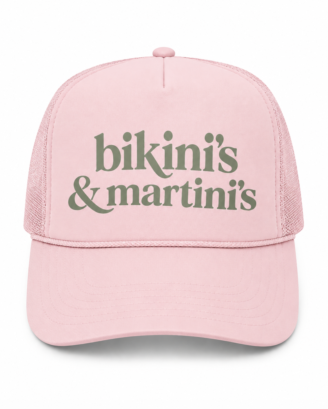 Bikini's & Martini's Foam Trucker Hat