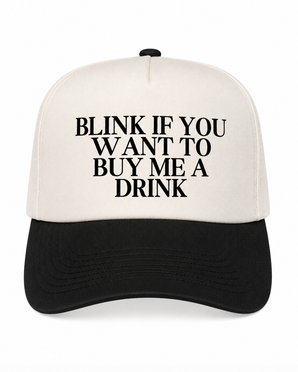 Blink If You Want To Buy Me A Drink Canvas Hat
