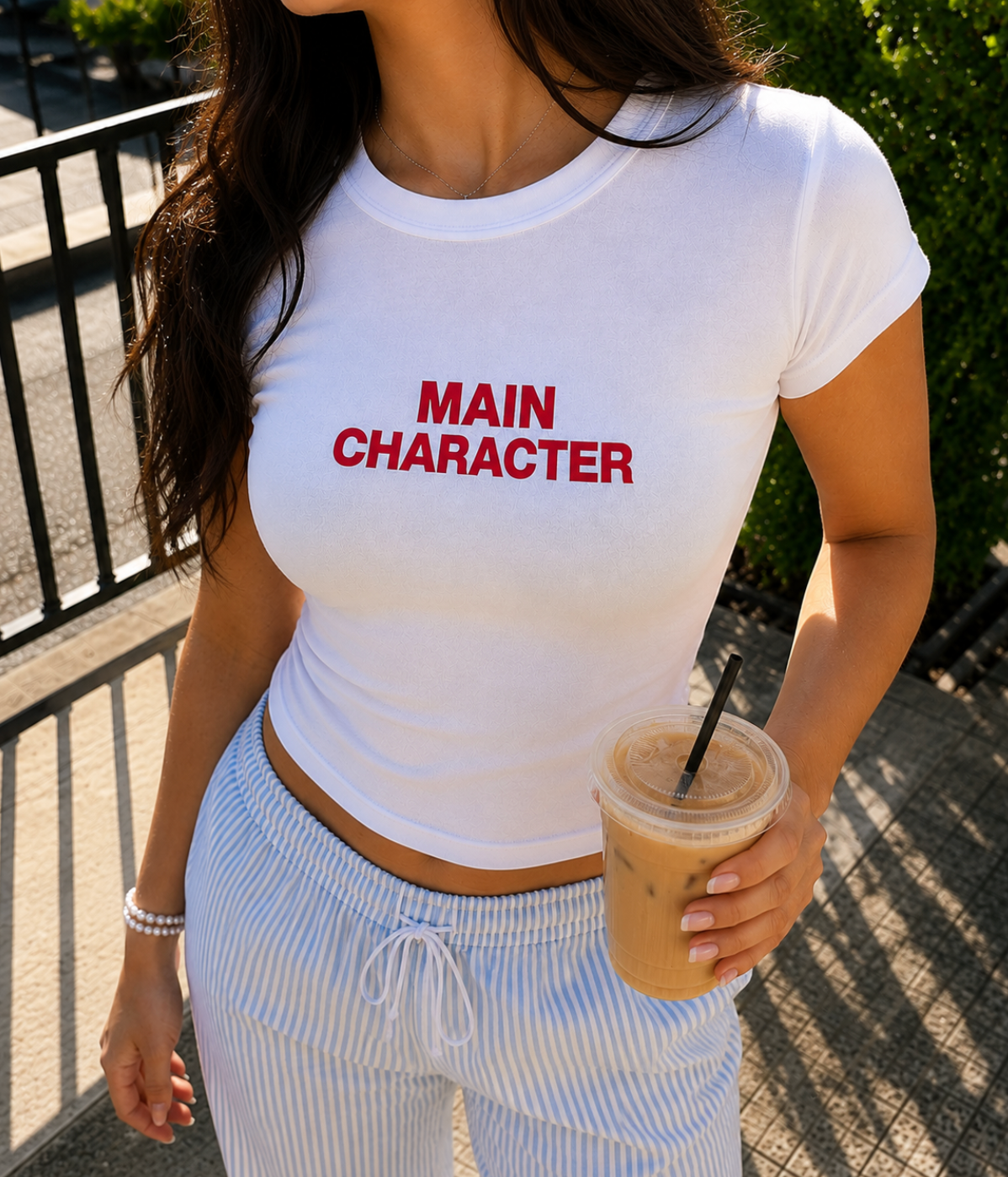 Main Character Baby Tee