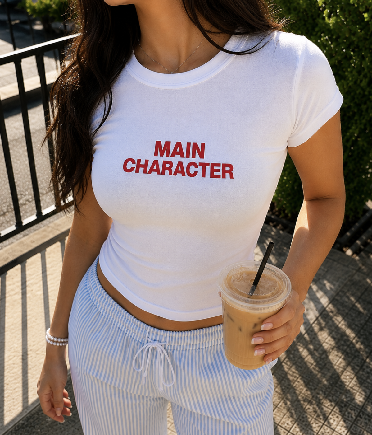 Main Character Baby Tee