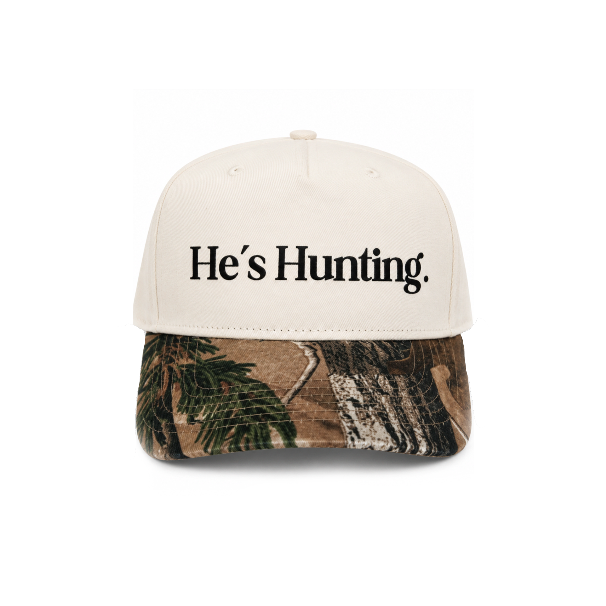 He's Hunting Canvas Hat