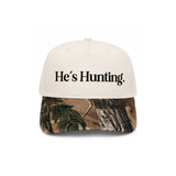 He's Hunting Canvas Hat