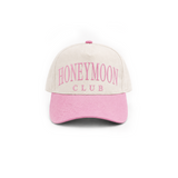 Honeymoon Club Baby Pink Canvas Hat