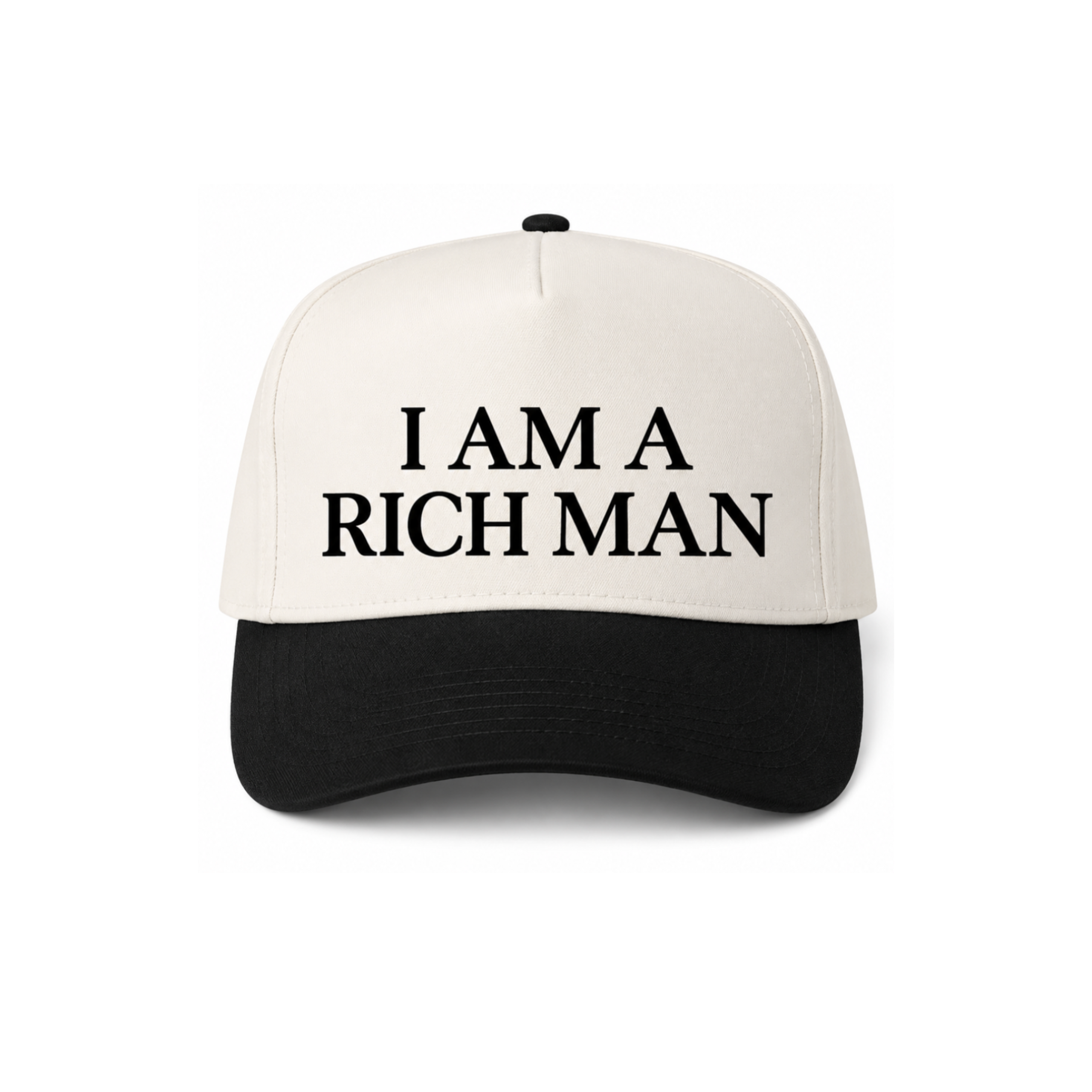 I Am A Rich Man Canvas Hat