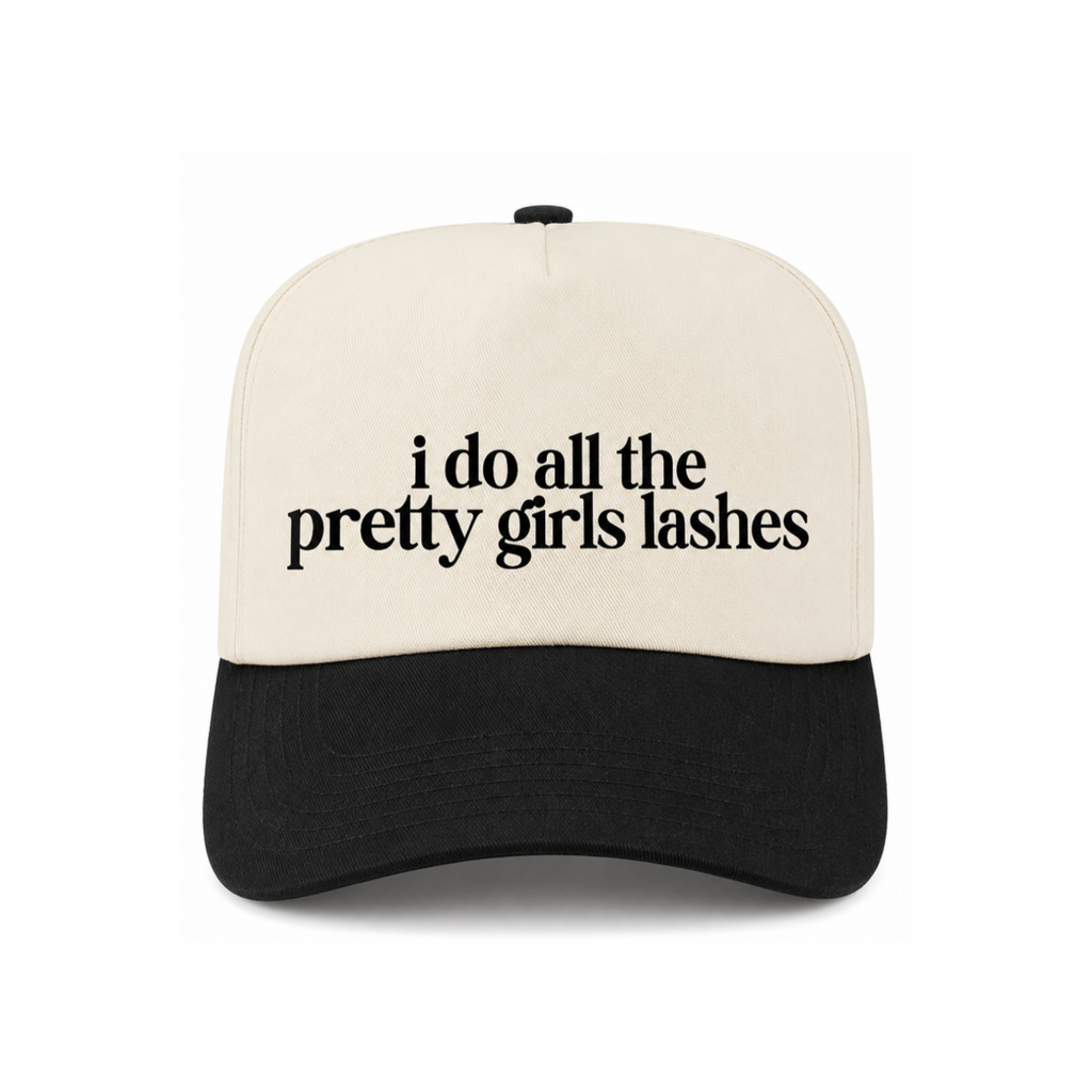 I Do All The Pretty Girls Lashes Canvas Hat