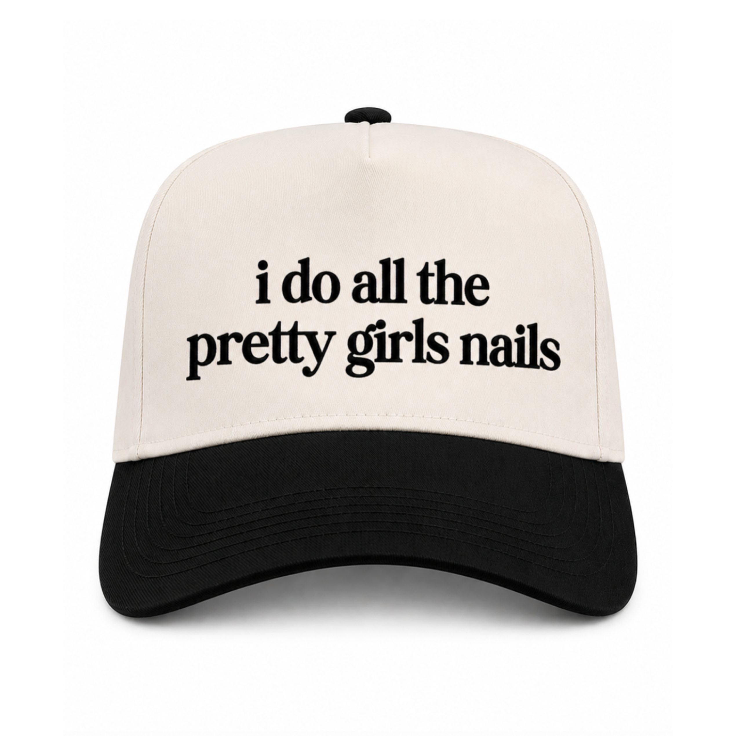 I Do All The Pretty Girls Nails Canvas Hat
