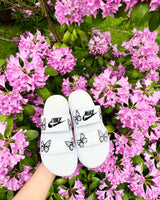 Butterfly Nike Slides
