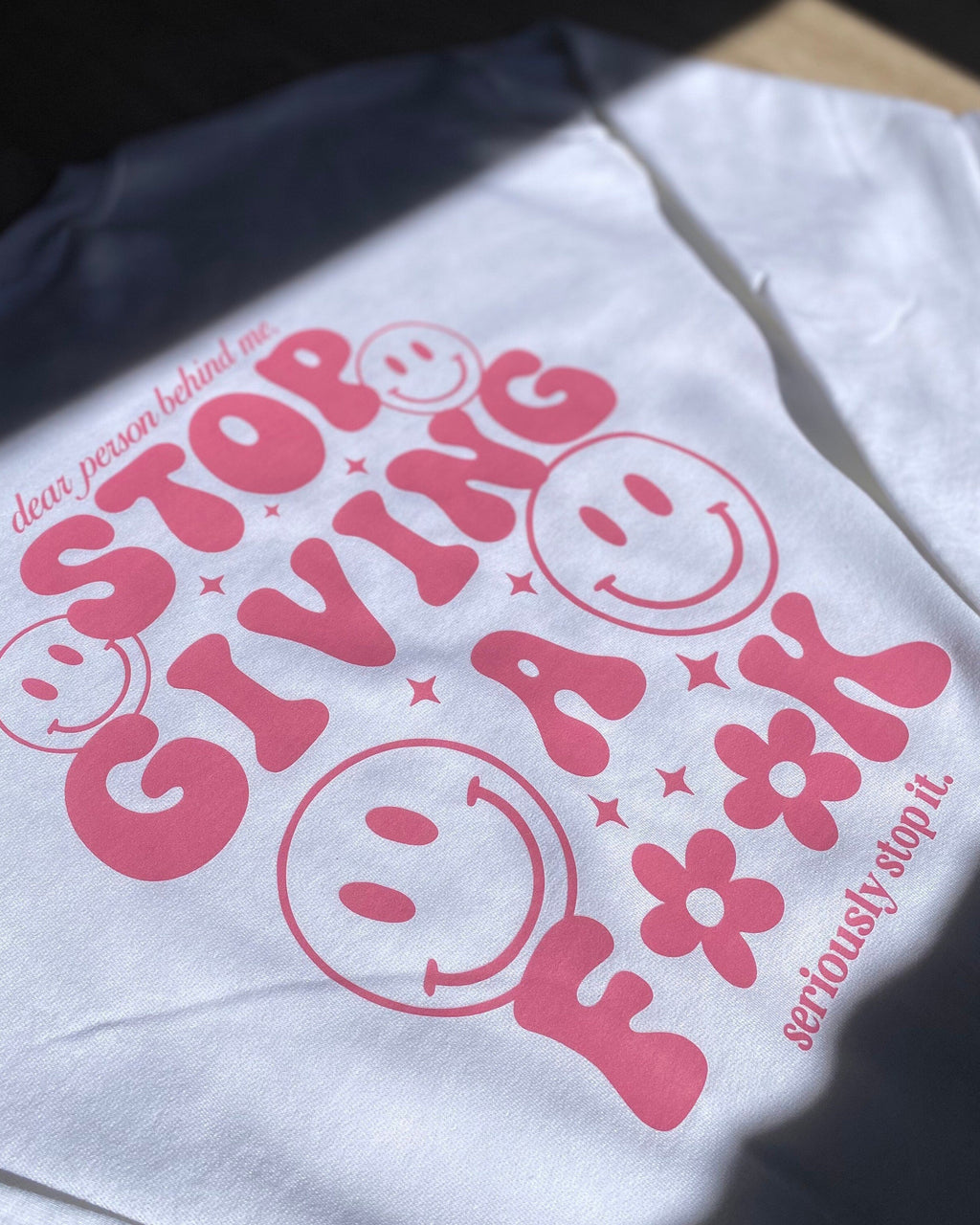 Stop Giving A Fuck Crewneck