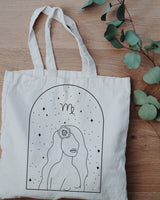 Virgo Horoscope Tote Bag