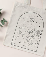 Cancer Horoscope Tote Bag