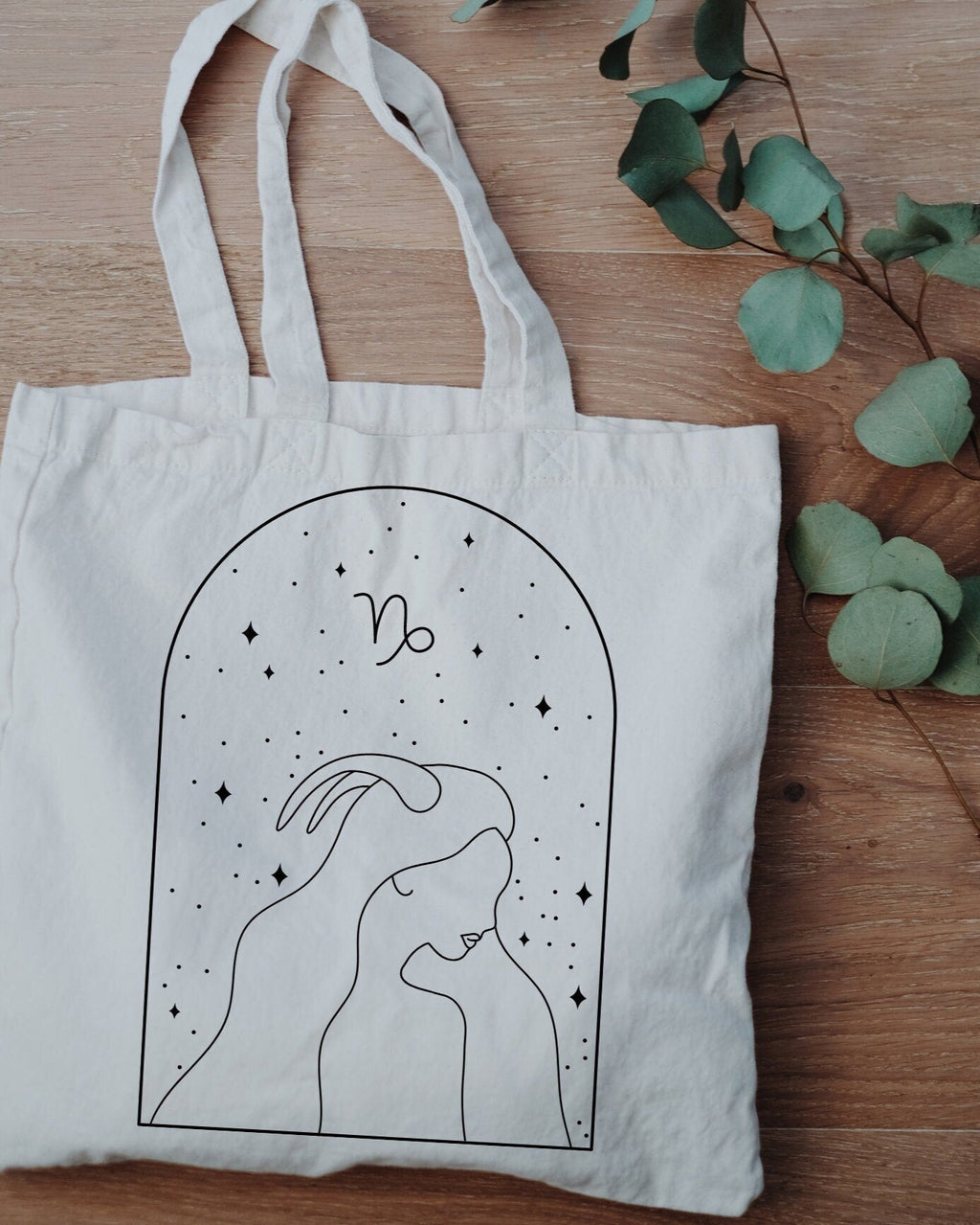 Capricorn Horoscope Tote Bag