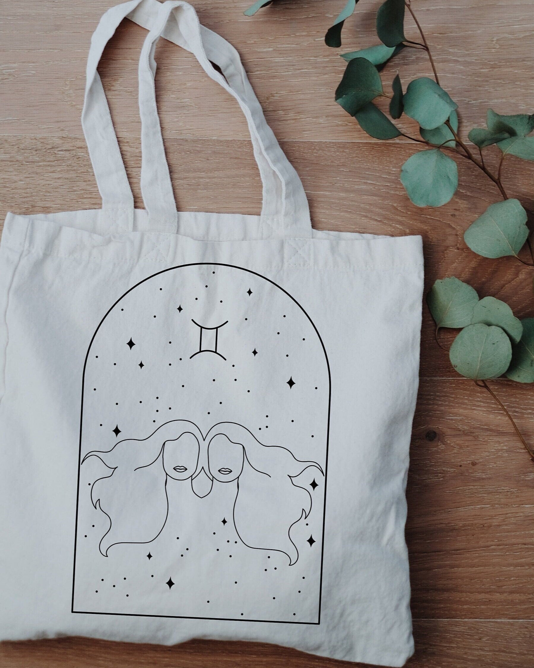 Gemini Horoscope Tote Bag