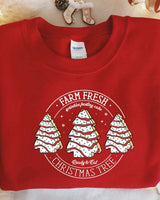 Farm Fresh Christmas Tree Cakes Crewneck