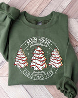 Farm Fresh Christmas Tree Cakes Crewneck