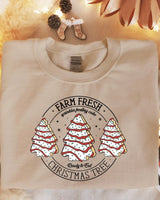 Farm Fresh Christmas Tree Cakes Crewneck
