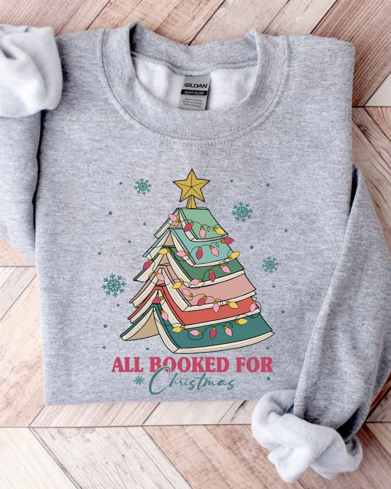 Booked for Christmas Crewneck