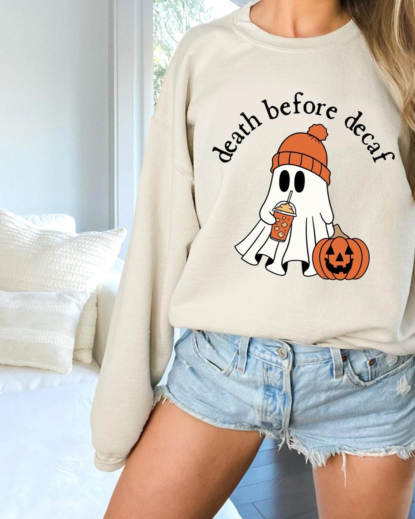 Death Before Decaf Crewneck