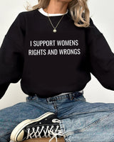 Womens Rights And Wrongs Crewneck