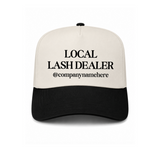 Local Lash Dealer Personalized Canvas Hat