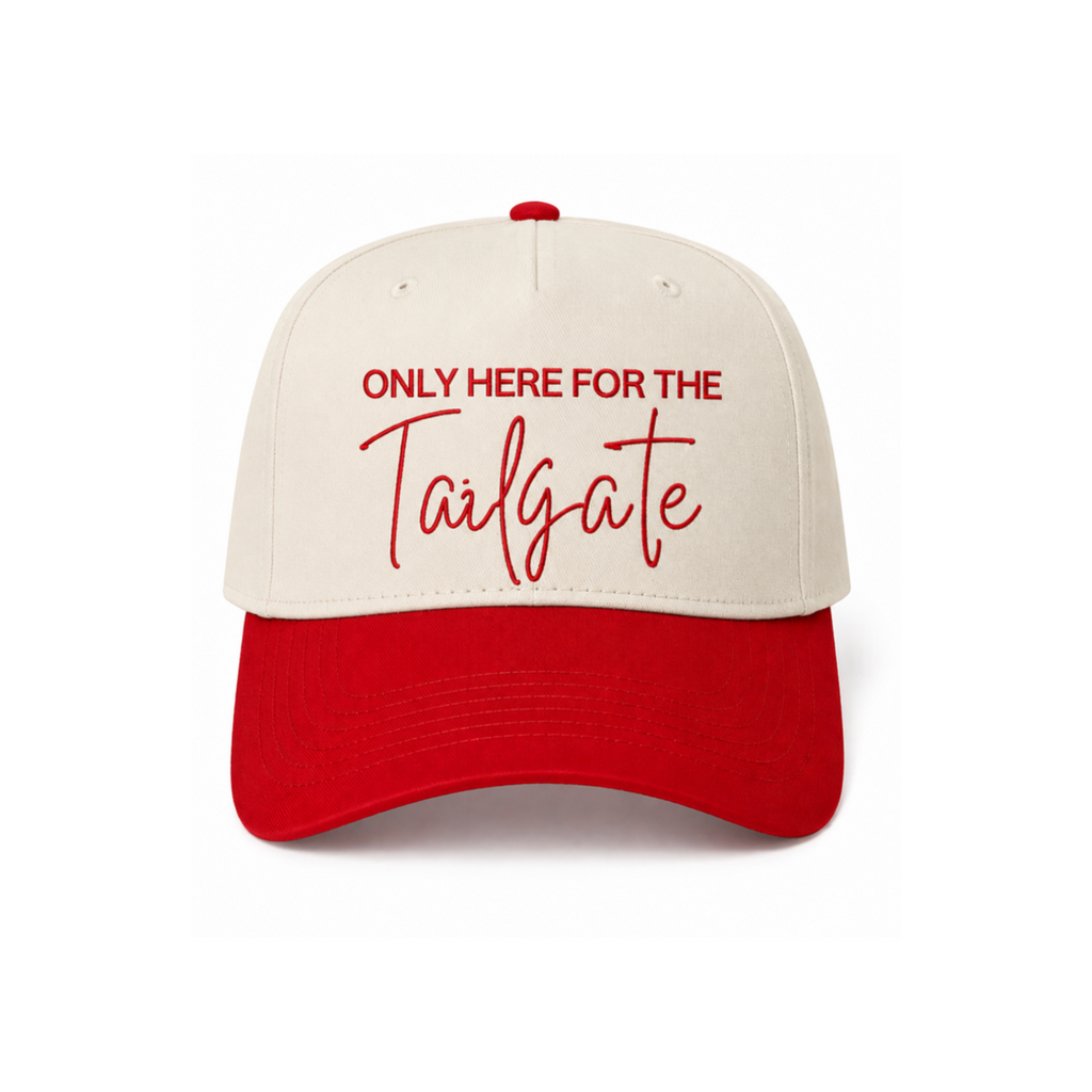 Only Here For The Tailgate Canvas Hat