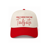 Only Here For The Tailgate Canvas Hat