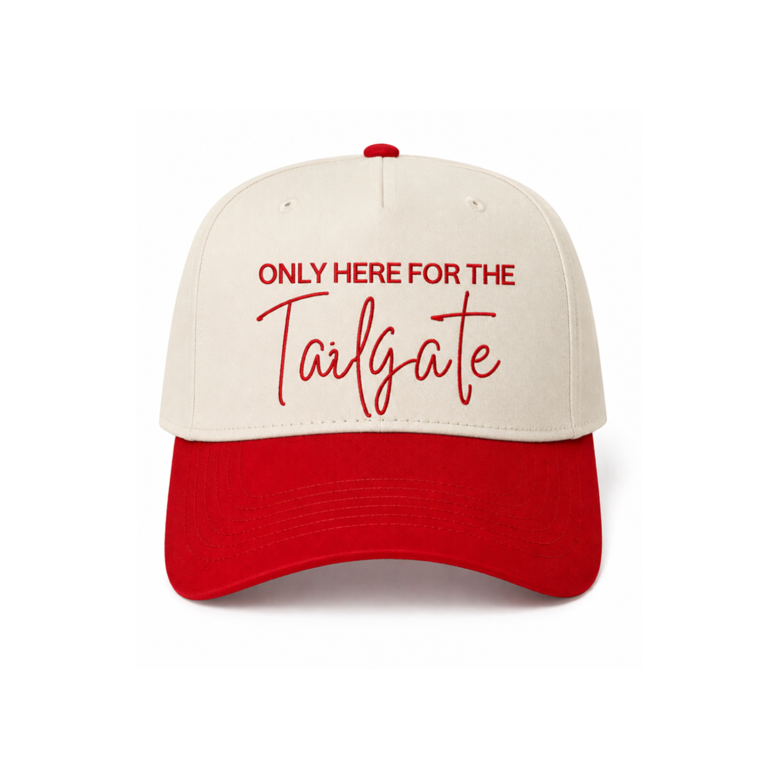 Only Here For The Tailgate Canvas Hat