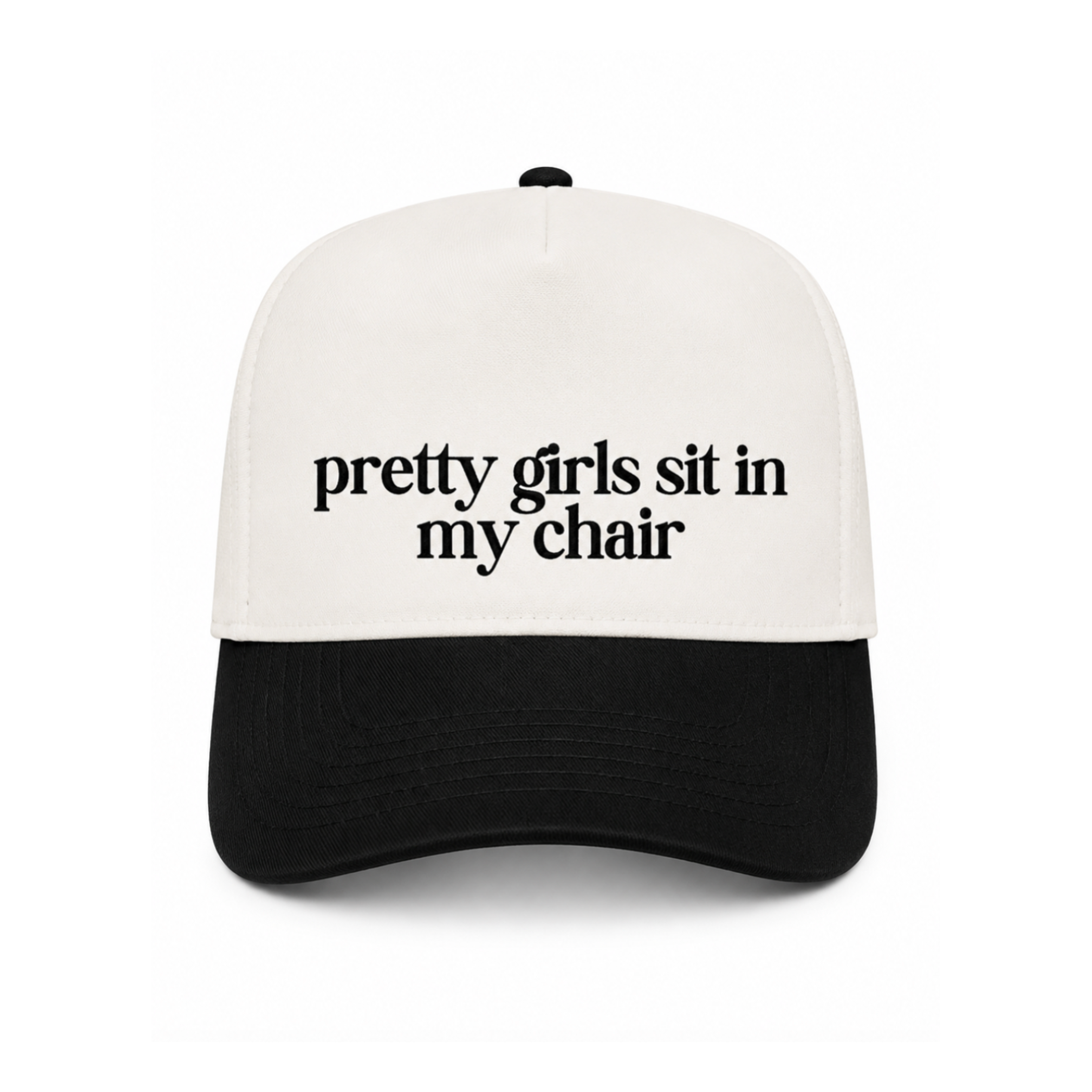 Pretty Girls Sit In My Chair Canvas Hat