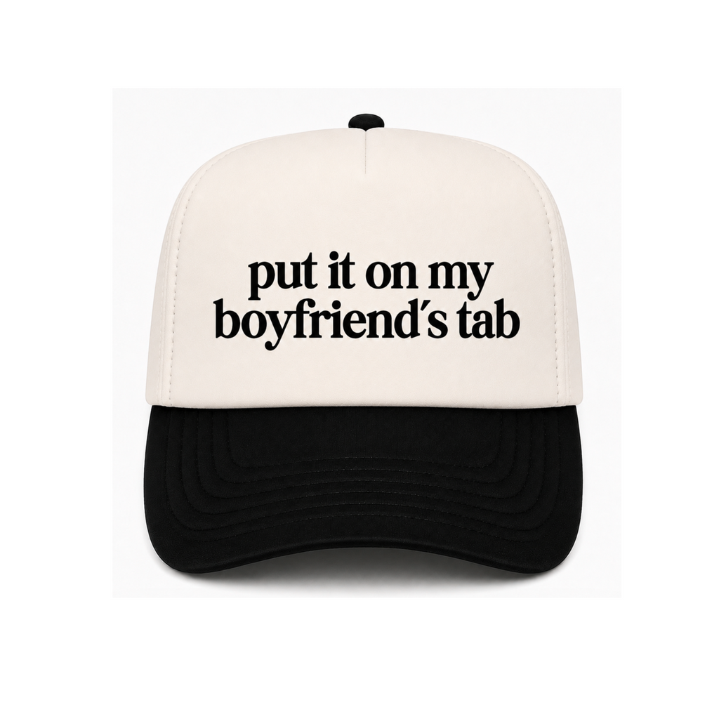 Put It On My Boyfriend's Tab Canvas Hat