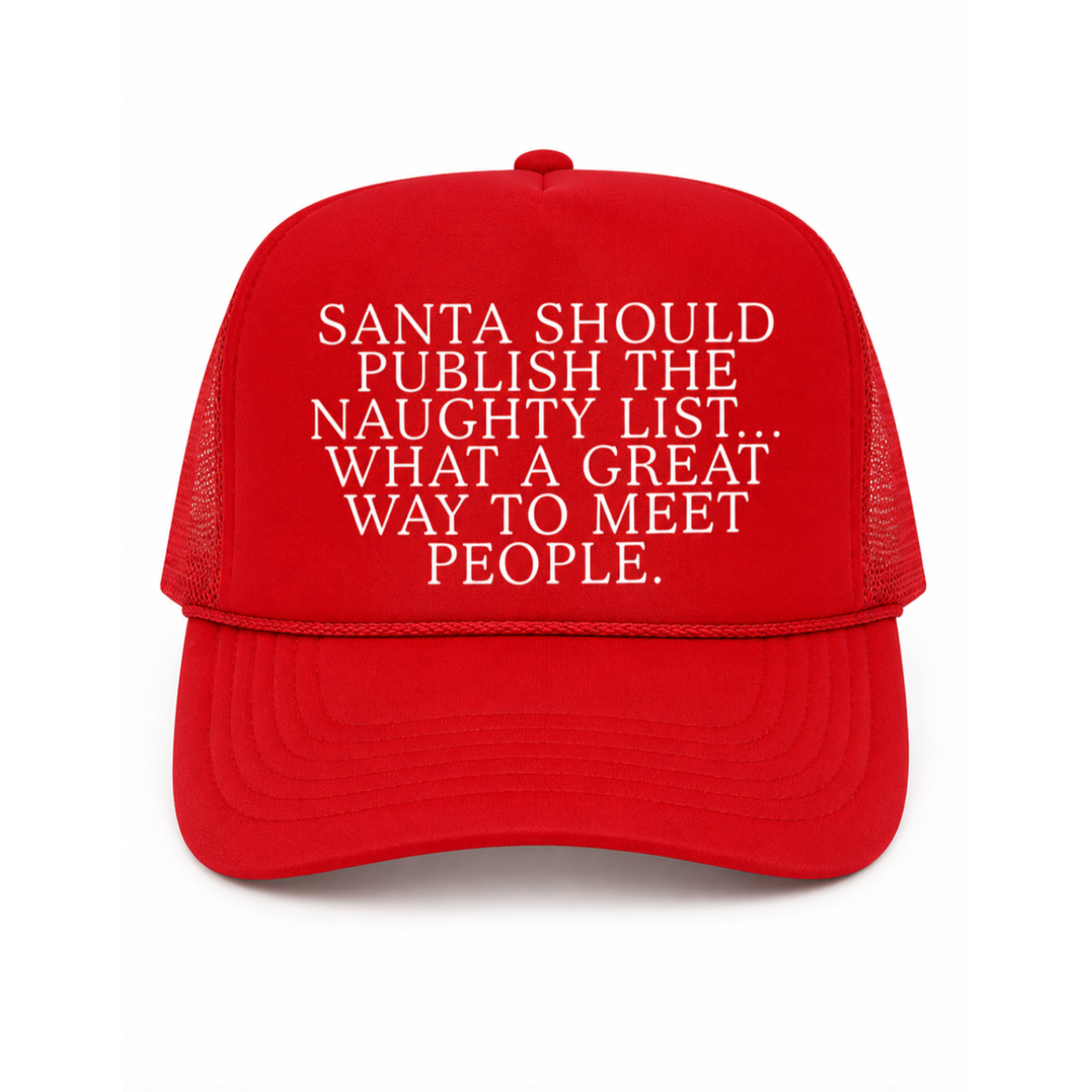 Publish The Naughty List Trucker Hat