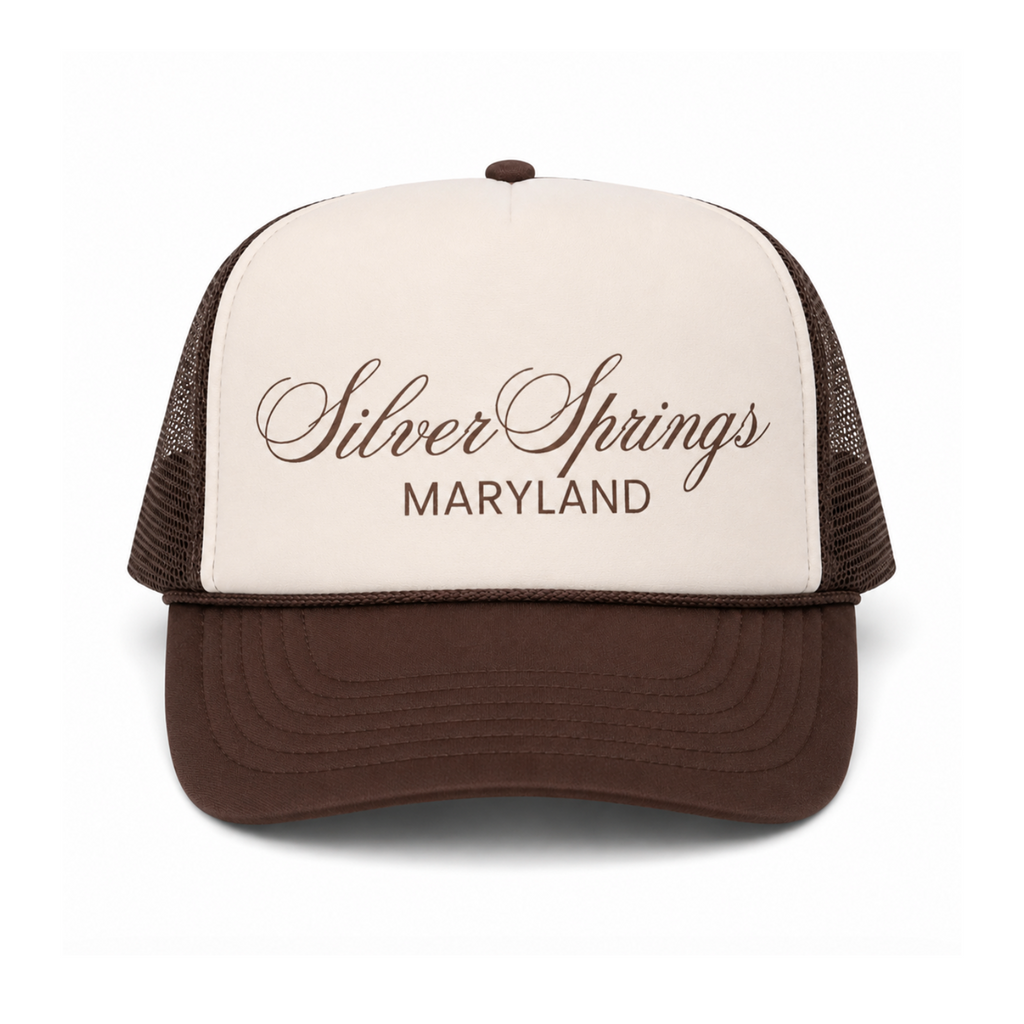 Silver Springs Maryland Trucker Hat