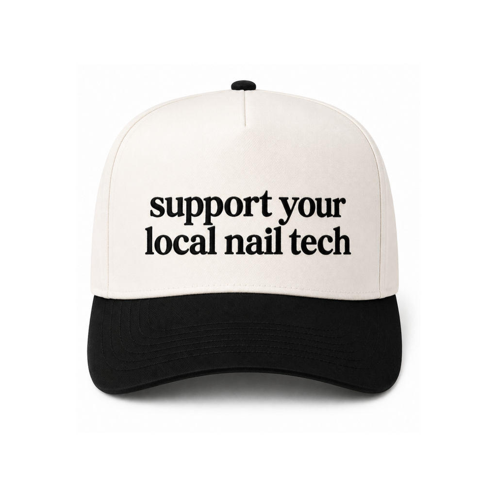 Support Your Local Nail Tech Canvas Hat