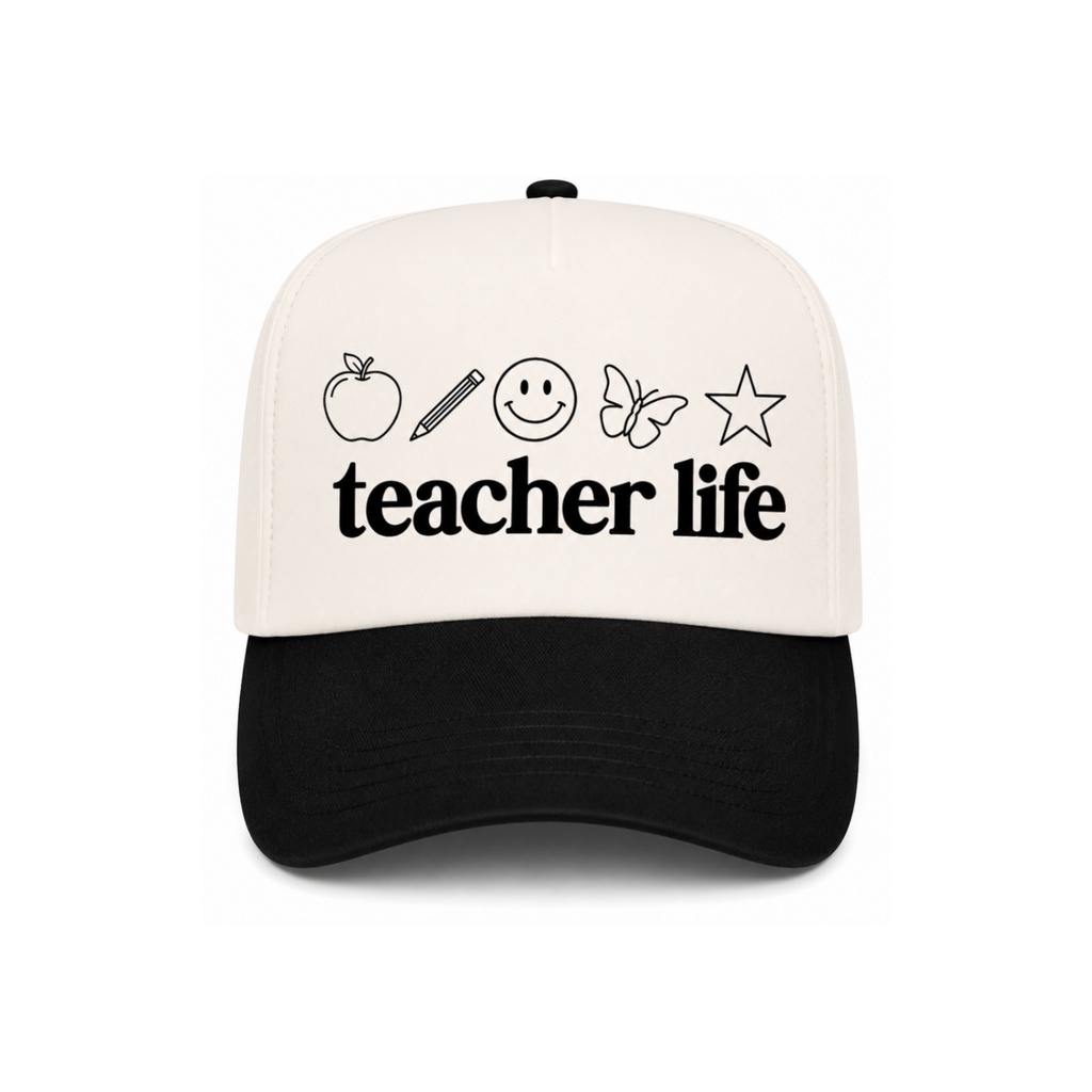 Teacher Life Canvas Hat